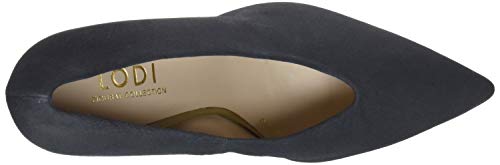 lodi Shana, Zapatos de tacón con Punta Cerrada para Mujer, Gris (Ante Pizarra), 41 EU