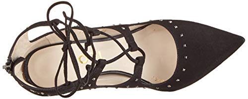 lodi VAREZ, Zapatos de tacón con Punta Cerrada Mujer, Negro (Ante Negro Ante Negro), 39 EU