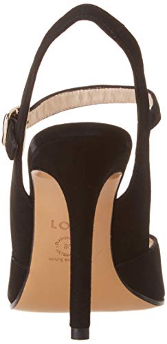 lodi VERILO, Zapatos con Tira de Tobillo Mujer, Negro (Ante Negro Ante Negro), 40 EU