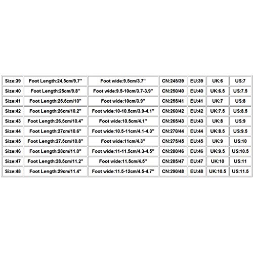 Logobeing Zapatillas de Senderismo Hombre Aire Libre y Deporte Zapatillas de Malla Transpirables Zapatillas de Trabajo Ultraligeras y Antideslizantes Trainers (47, Rojo)