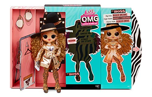 LOL Surprise Muñecas de Moda Coleccionables para Niñas , Con 20 Sorpresas y Accesorios , Da Boss , OMG Serie 3
