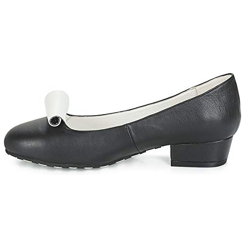 Lola Ramona Alice Bailarinas Mujeres Negro/Blanco - 38 - Bailarinas-Manoletinas Shoes