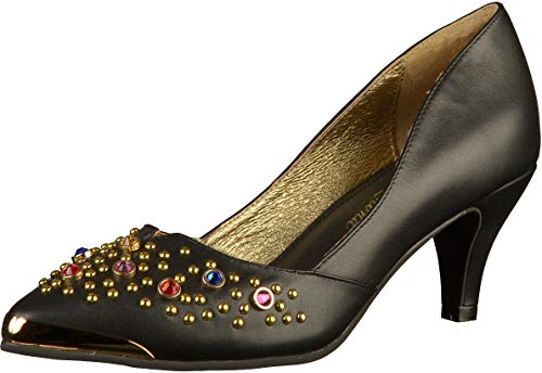 LOLA RAMONA Kitten Zapatos de tacón Mujeres Negro/Oro - 40 - Zapatos de tacón