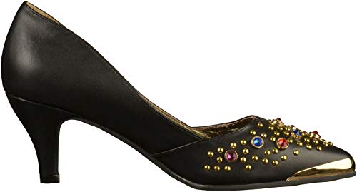 LOLA RAMONA Kitten Zapatos de tacón Mujeres Negro/Oro - 40 - Zapatos de tacón
