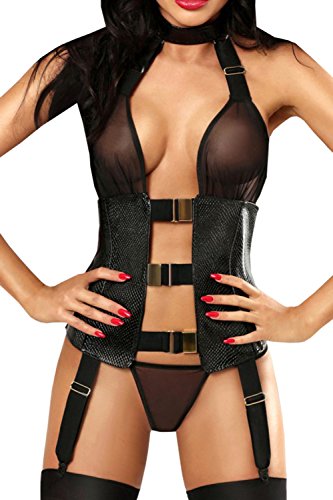 Lolitta Dessous - Corsé - para mujer negro 42