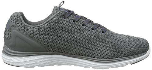 Lonsdale SILWICK, Zapatillas para Correr de Carretera para Hombre, Gris, Azul,.43 EU