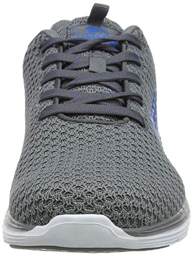 Lonsdale SILWICK, Zapatillas para Correr de Carretera para Hombre, Gris, Azul,.43 EU
