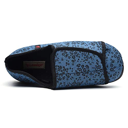 Los zapatos ortopédicos for las mujeres se abrieron los zapatillas obesos guía ancianos gran tratamiento elevable Hallux Valgus lesión en la cirugía de gasa edema diabético deformado pulgar calzado