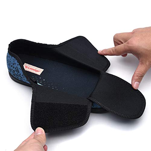 Los zapatos ortopédicos for las mujeres se abrieron los zapatillas obesos guía ancianos gran tratamiento elevable Hallux Valgus lesión en la cirugía de gasa edema diabético deformado pulgar calzado