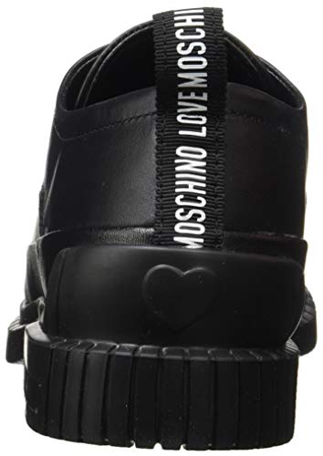 Love Moschino JA10273G0BJA0, Oxford Mujer, Negro, 37 EU