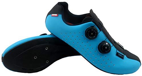 LUCK Eris, Zapatillas de Ciclismo de Carretera Unisex Adulto, Azul, 44 EU