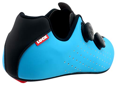 LUCK Eris, Zapatillas de Ciclismo de Carretera Unisex Adulto, Azul, 44 EU