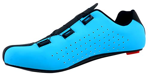 LUCK Eris, Zapatillas de Ciclismo de Carretera Unisex Adulto, Azul, 44 EU