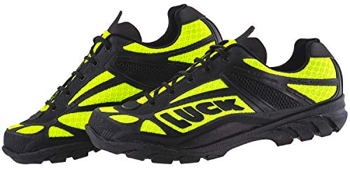 LUCK Zapatillas de Ciclismo Predator 18.0,con Suela de EVA Ideal para Poder adaptarte a Cualquier Terreno y disciplina Deportiva. (40 EU, Amarillo)