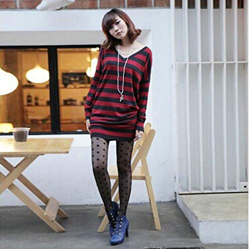 LUCKYCAT Medias Sin Costuras Medias Semi Transparentes Reductoras De Talle Alto Panty Con Compresion Media Opacas Microfibra sin Dibujos Ropa Mujer Medias de Compresión Ligera Mujer