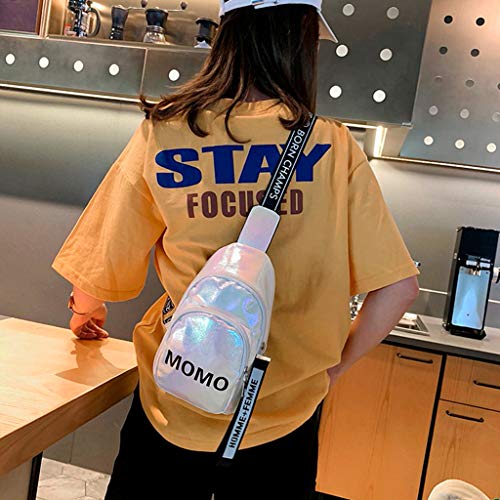 Luckycat Riñoneras de Moda Mujeres Hombres Impresión Deportes Senderismo Cinturón Running Cintura Bolsa Bolso Bandolera para Mujer con Cinturón para el Ombligo Bolsos de la cintura del cuero de la PU