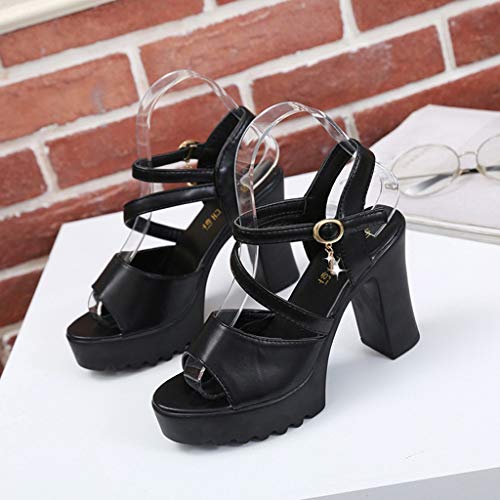 Luckycat Sandalias Mujer Verano 2020 Sandalias Mujer Cuña, Verano Plataforma Punta Cerradas Bohemias Zapatos De Tacón Alto Alpargatas De Playa Fiesta