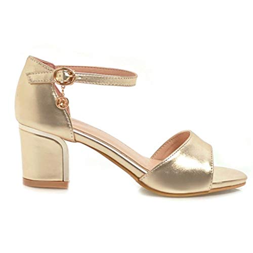 Luckycat Sandalias Punta Cerrada para Mujer Sandalias con Correa de Tobillo para Mujer Sandalia con Pulsera para Mujer Zapatos de Playa y Piscina para Mujer Sandalias Mujer Arco Tacón Alto