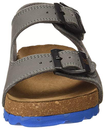 Lumberjack Kite, Sandalias con Punta Abierta Niños, Gris (Grey Cd003), 33 EU