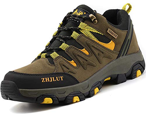 Lvptsh Zapatillas de Trekking para Hombre Botas de Montaña Zapatillas de Senderismo Calzado de Trekking Botas de Senderismo Antideslizantes AL Aire Libre Transpirable Sneakers