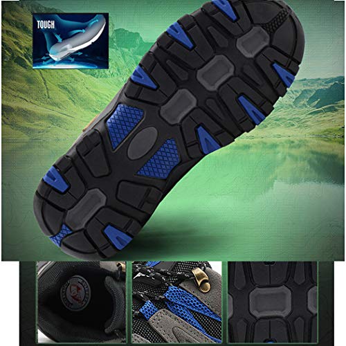 Lvptsh Zapatillas de Trekking para Hombre Botas de Montaña Zapatillas de Senderismo Calzado de Trekking Botas de Senderismo Antideslizantes AL Aire Libre Transpirable Sneakers