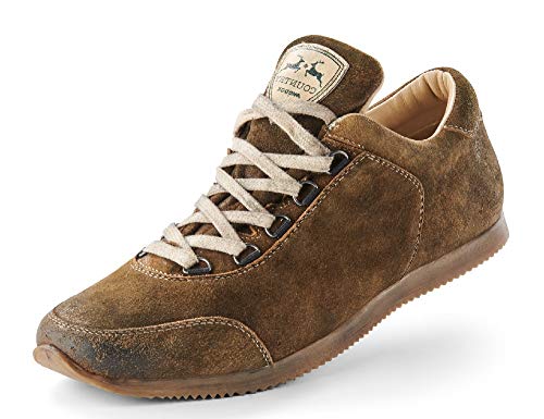MADDOX Loffeld - Zapatillas para hombre, estilo antiguo, talla 40-48, color Marrón, talla 46 EU