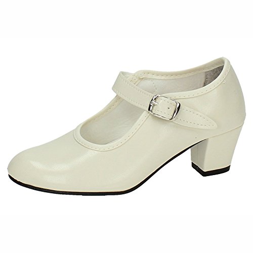 MADE IN SPAIN 15 Zapato Flamenco BEIG NIÑA Zapatos TACÓN BEIG 26