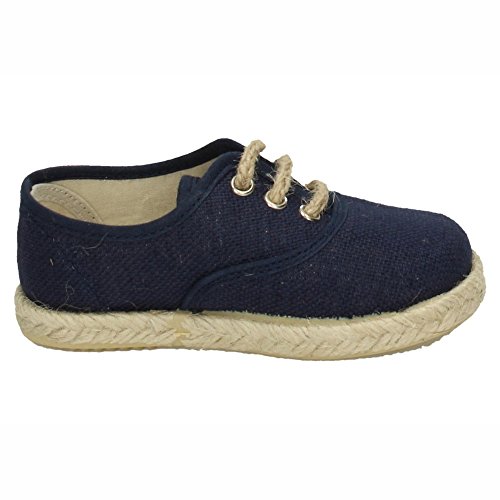 MADE IN SPAIN 260/L ESPARTEÑAS DE Lona NIÑO Zapatillas Marino 27