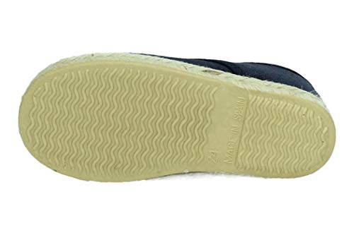MADE IN SPAIN 267/L ESPARTEÑAS Lona NIÑO Zapatillas Marino 28