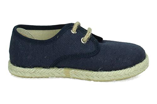 MADE IN SPAIN 267/L ESPARTEÑAS Lona NIÑO Zapatillas Marino 28
