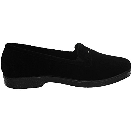 MADE IN SPAIN 502 Alpargatas Invierno SEÑORA Zapatillas Negro 39