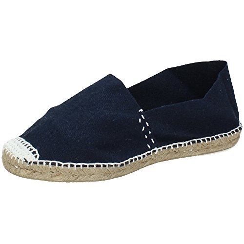 MADE IN SPAIN E Alpargatas Esparto Hombre Zapatillas Marino 45