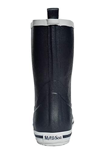 MADSea Cloud Botas de Goma Botas de Agua para Hombre y Mujer Media Caña Azul Oscuro, Color:Azul Oscuro, Tamaño:43 EU