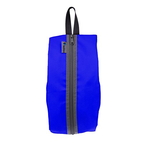 MagiDeal Bolsa Portátil Impermeable con Cremallera para Almacenamiento de Zapatos - Azul