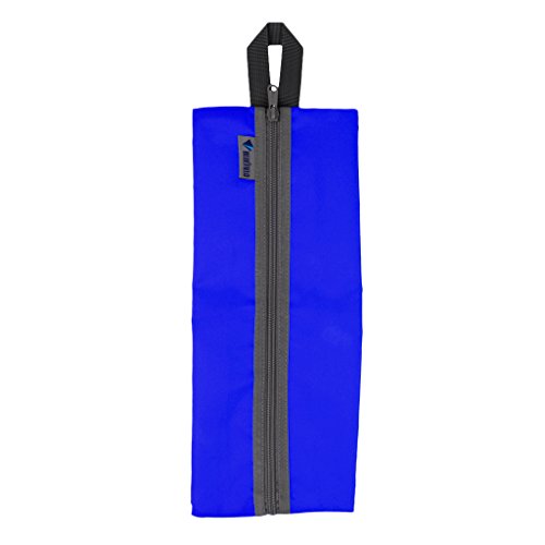 MagiDeal Bolsa Portátil Impermeable con Cremallera para Almacenamiento de Zapatos - Azul