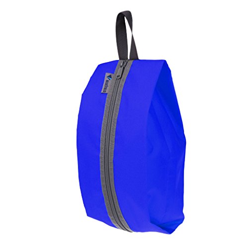 MagiDeal Bolsa Portátil Impermeable con Cremallera para Almacenamiento de Zapatos - Azul