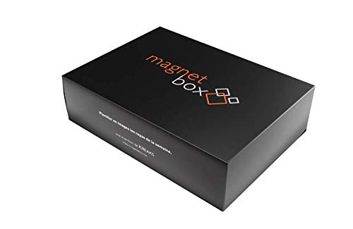 Magnet Box Juego de Familia 36 imanes de doble cara para degustar comidas de aquí y otros lugares, y pizarra magnética para ver su semana en imágenes