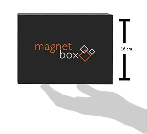Magnet Box Juego de Familia 36 imanes de doble cara para degustar comidas de aquí y otros lugares, y pizarra magnética para ver su semana en imágenes
