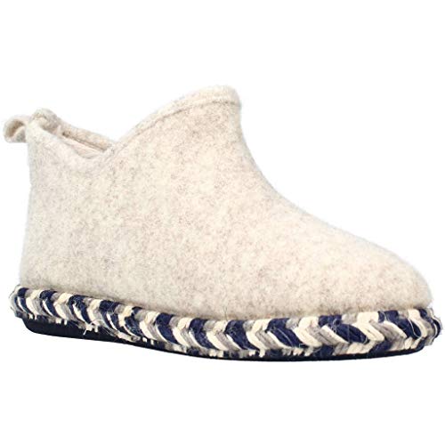 MAIA-FP - Crudo, 37EU - Zapatilla de casa para Mujer Hecha en Fieltro.