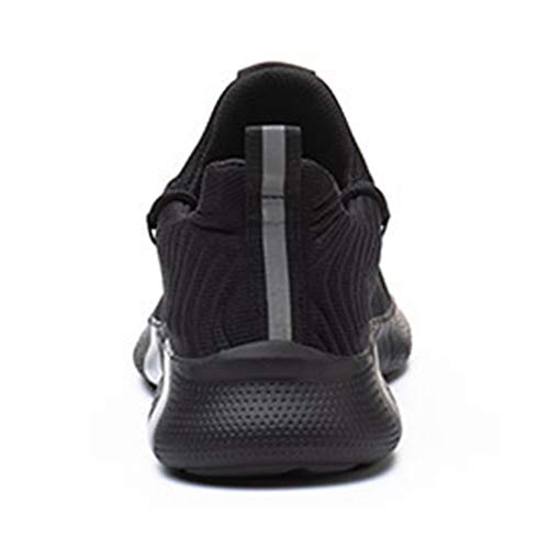 Maisheng Mujer Hombre Zapatillas de Seguridad Deportivos con Puntera de Acero Zapatos de Trabajo Entrenador Unisex Zapatillas - MA20100606