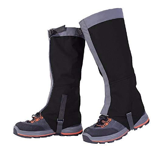 Malla de la Nieve Impermeable Calzas de la Pierna Calzas Transpirables de la Nieve Largas Caminatas al Aire Libre Senderismo Pesca Caza Polainas de Montar a Caballo