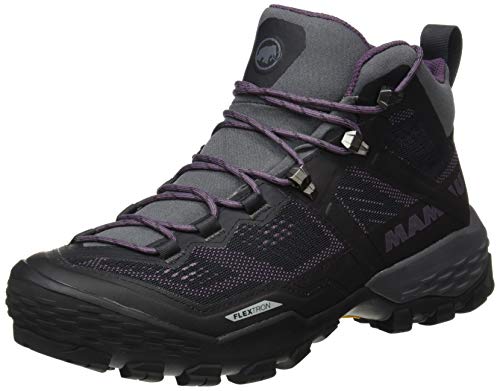 Mammut Bota DUCAN Mid GTX Botas Montañismo, Alpinismo y Trekking Mujer, Multicolor (Phantom/Light Galaxy), 37 1/3