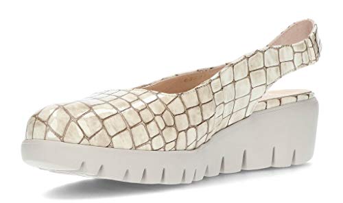 Manoletinas WONDERS HORASAN C33243 de la Talla 41 en Color Stone