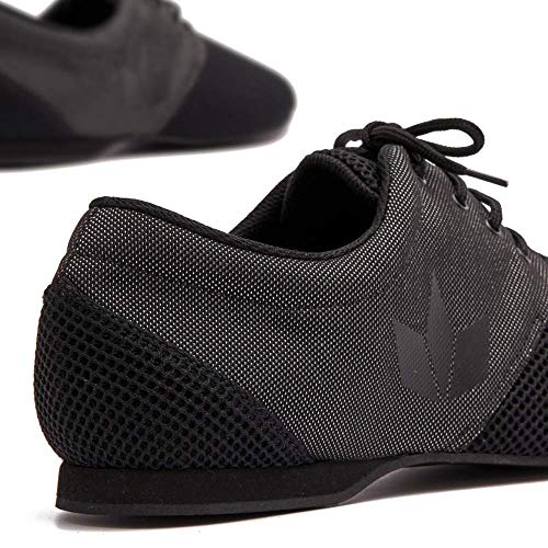 Manuel Reina - Zapatos de Baile Latino Hombre Daniel Sport Black - Bailar Bachata y Salsa (43 EU)