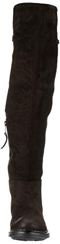 Marc O'Polo 816028003203, Bota sobre la Rodilla Mujer, 990 Negro, 37 EU