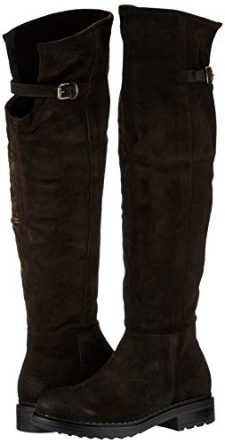 Marc O'Polo 816028003203, Bota sobre la Rodilla Mujer, 990 Negro, 37 EU