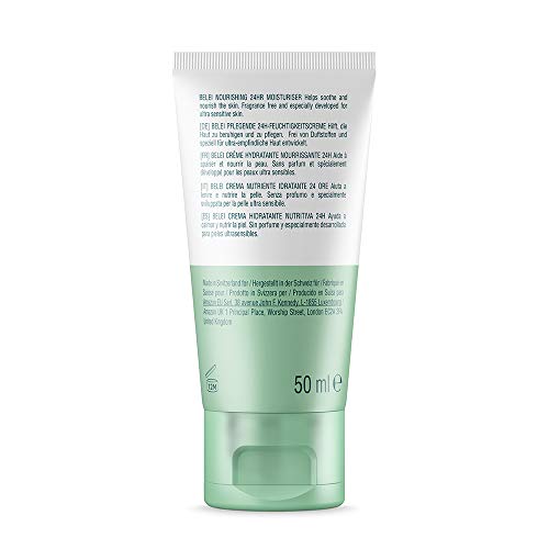 Marca Amazon - Belei Crema hidratante nutritiva 24 horas para pieles ultrasensibles, 50 ml