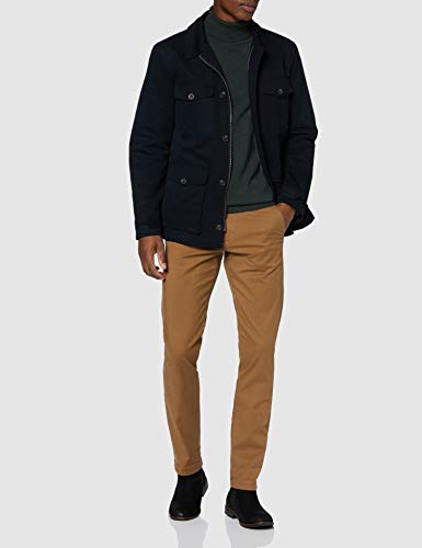 Marca Amazon - find. Botines Chelsea para Hombre, Negro (Black), 44 EU