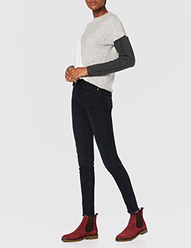 Marca Amazon - find. Leather Gumsole Botas Chelsea, Rojo Wine, 36 EU