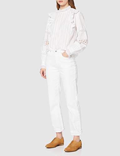 Marca Amazon - FIND Leather Zapatos de Cordones Brogue, Marrón (Tan), 41 EU